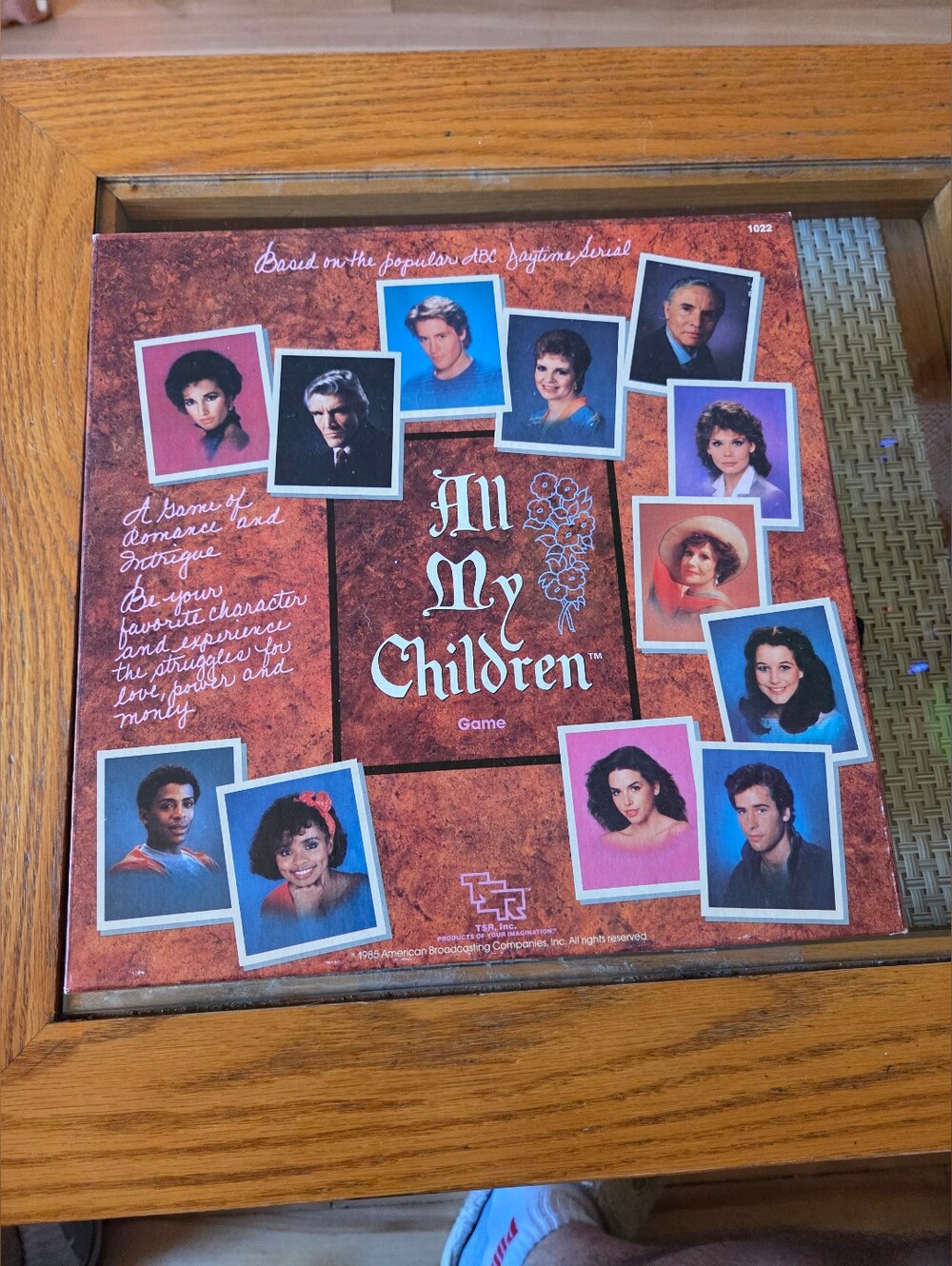 1985 All MY CHILDREN - TV Soap Opera Board Game.